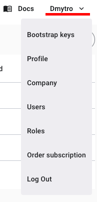qbee bootstrapping and users menu